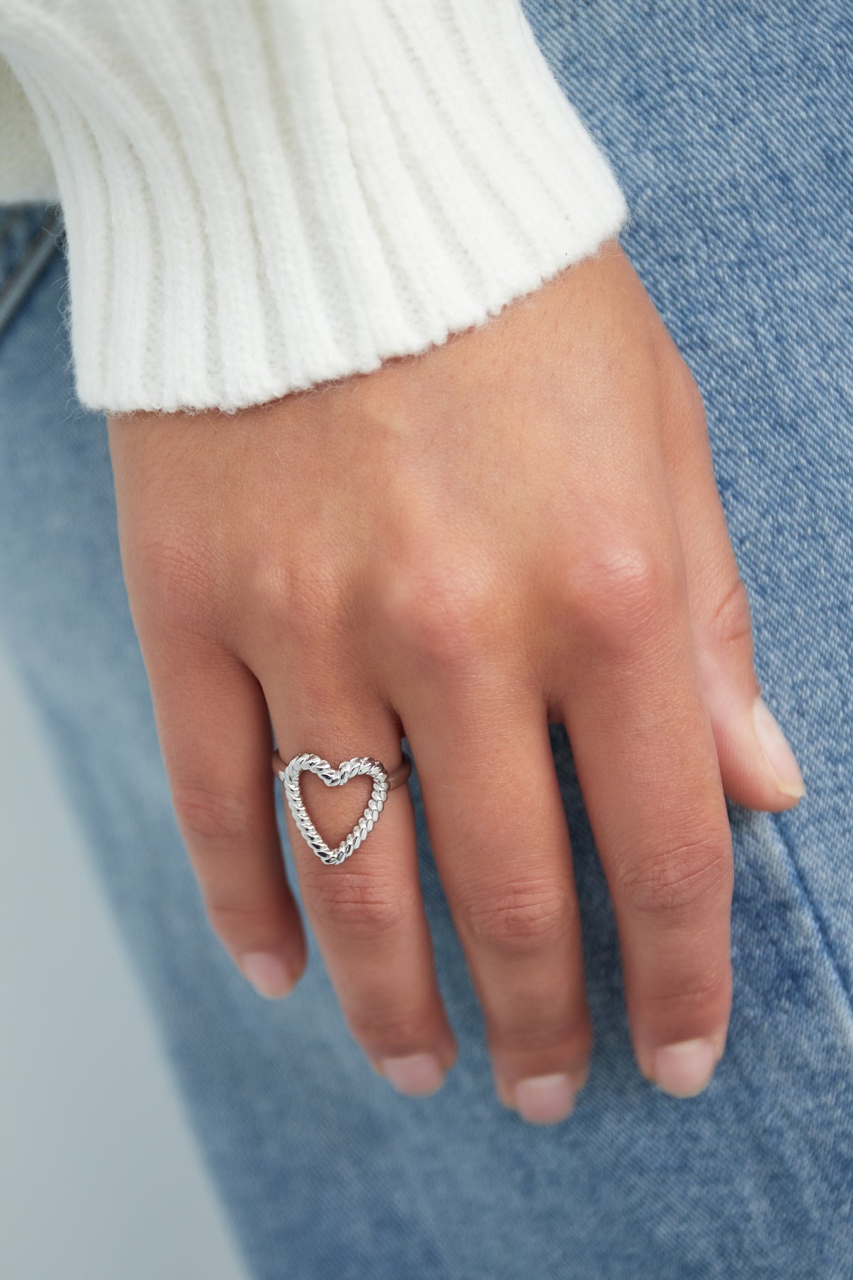 Change of heart ring goud