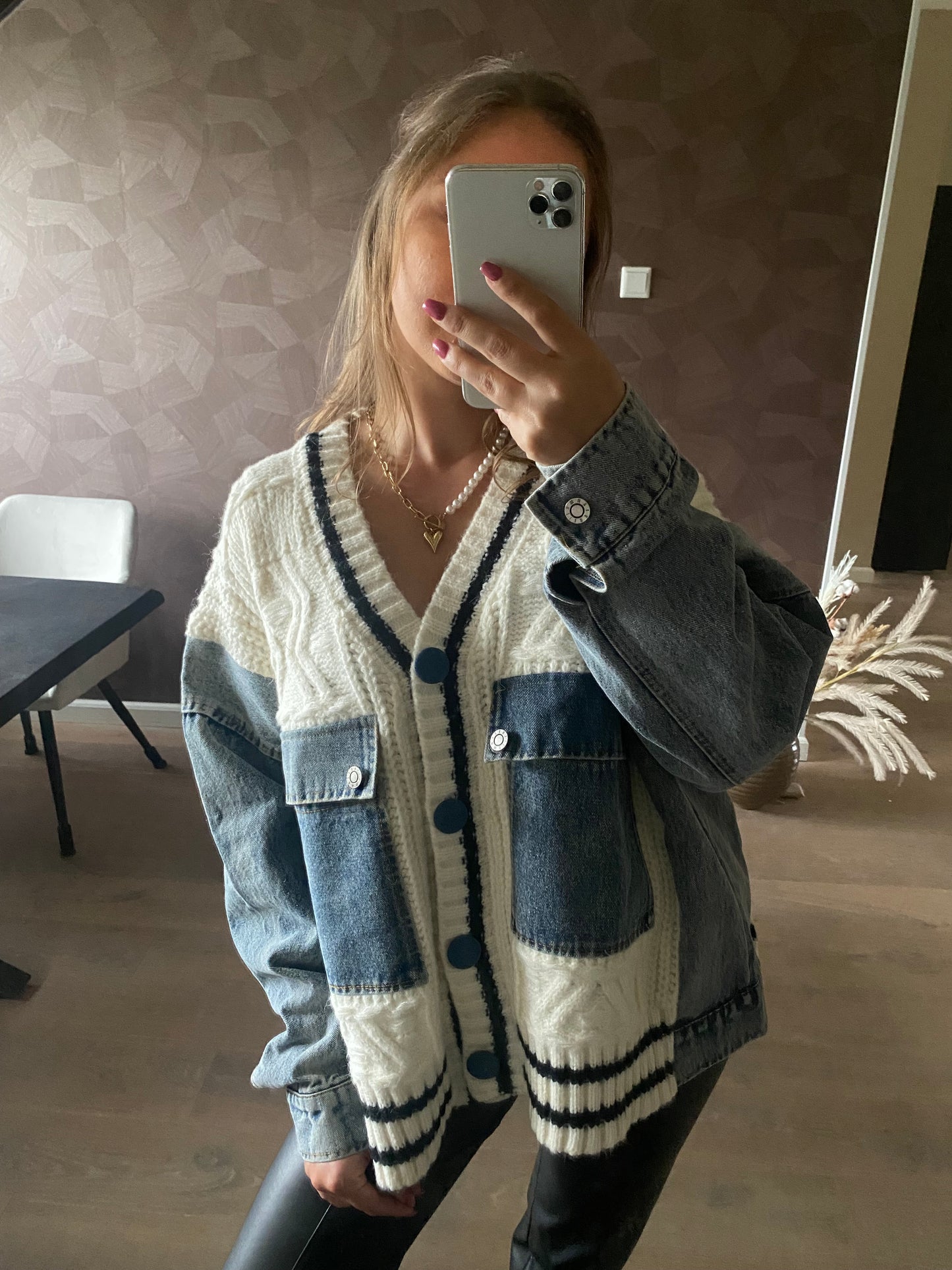 Loïs - Denim cardigan