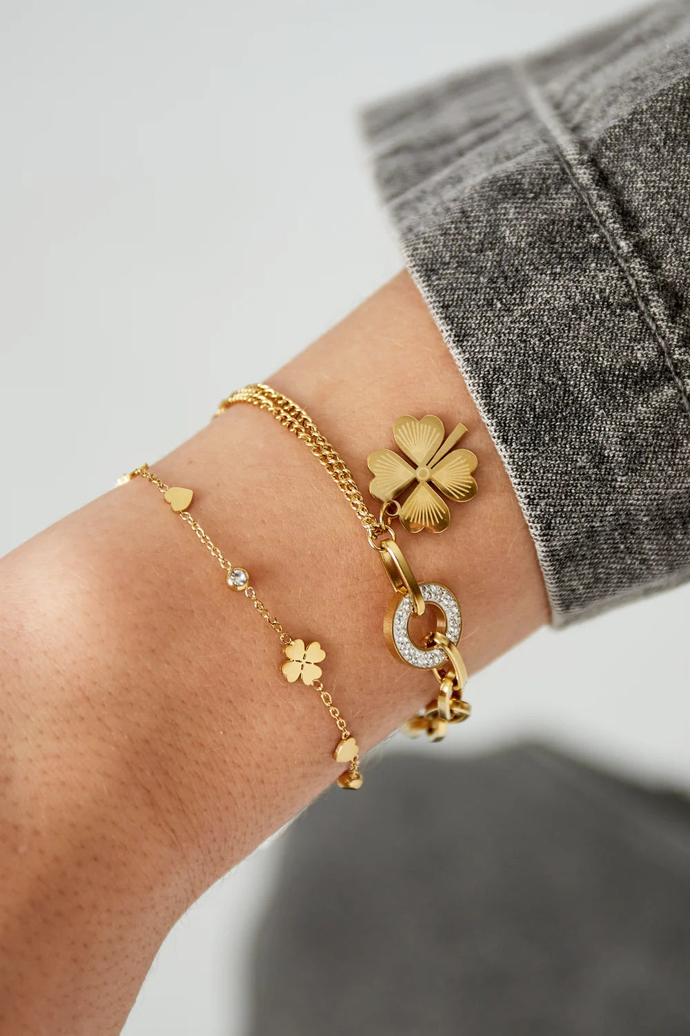 gleaming wish armband goud