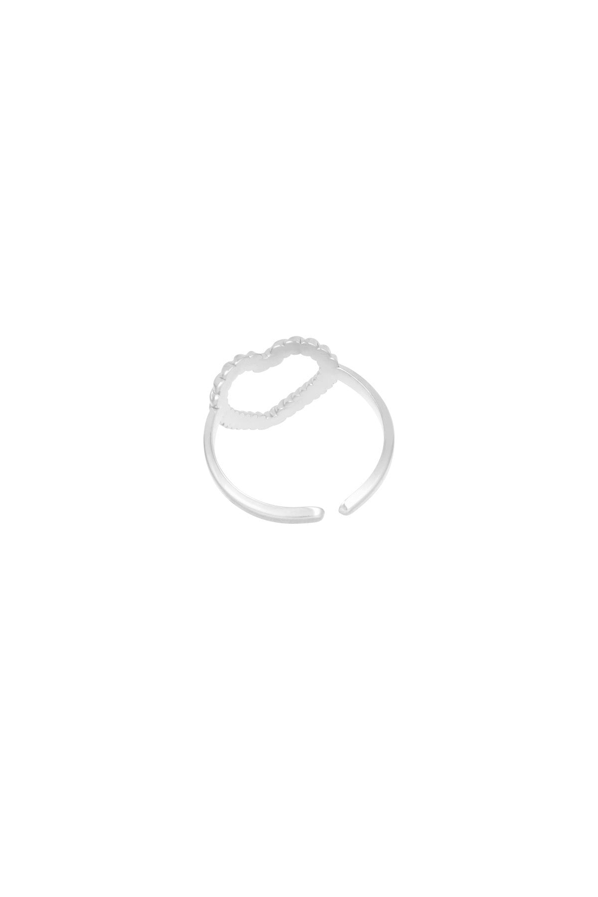 Change of hearts ring zilver