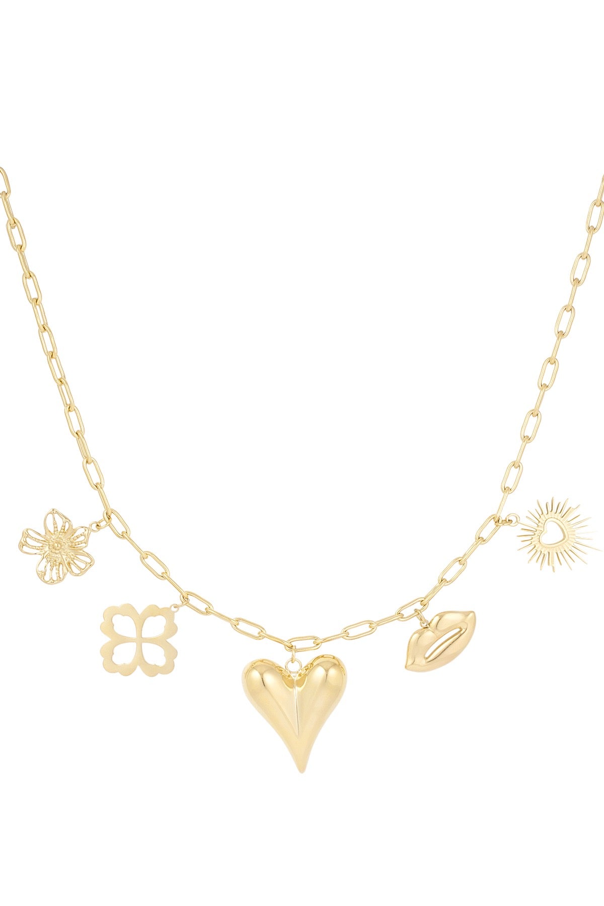 Love language bedelketting goud