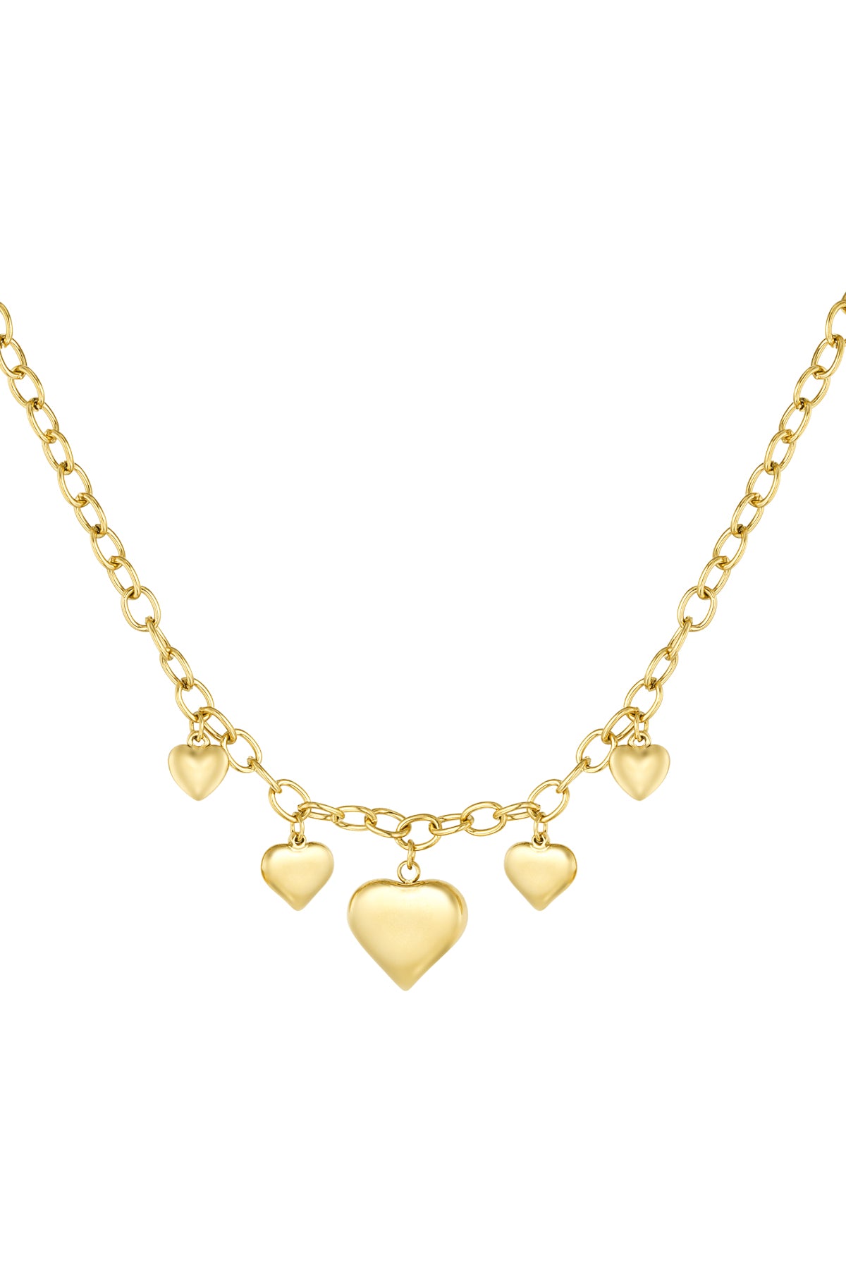 Endless love ketting goud