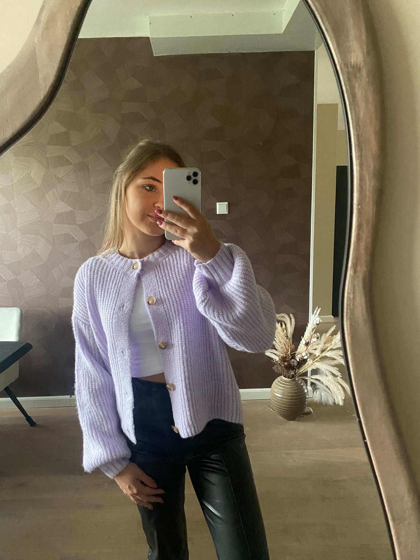 Lynn - Lila cardigan