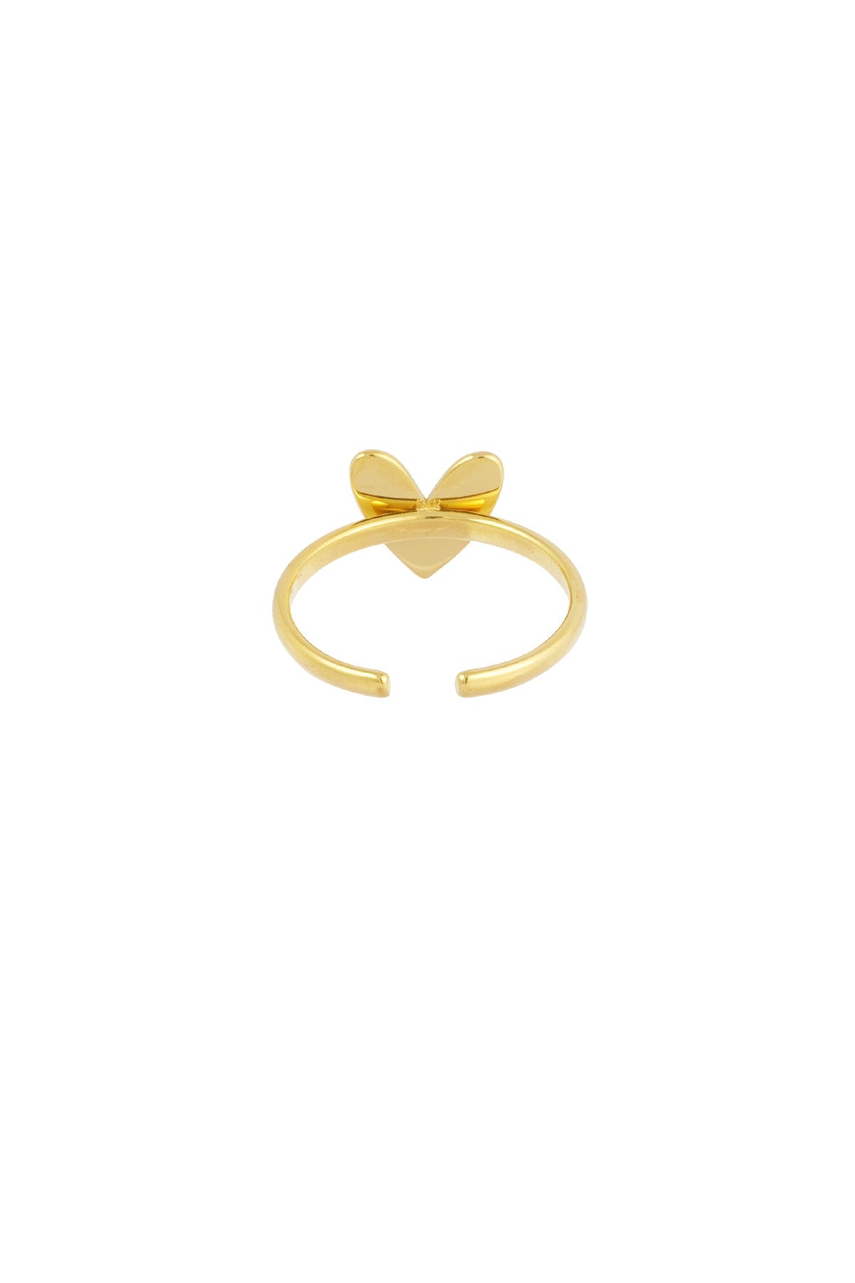 Klassiek liefdes ring goud