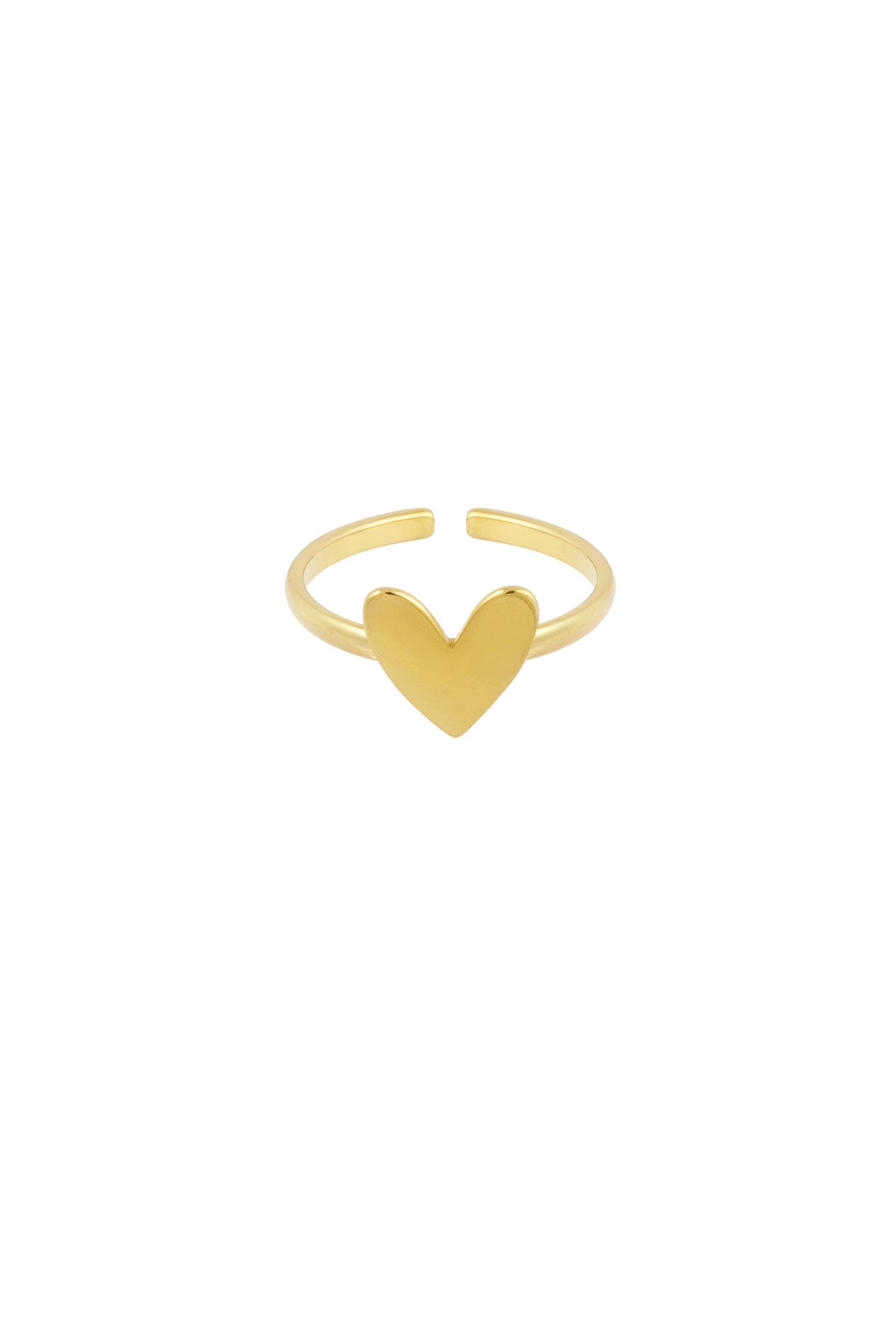 Klassiek liefdes ring goud