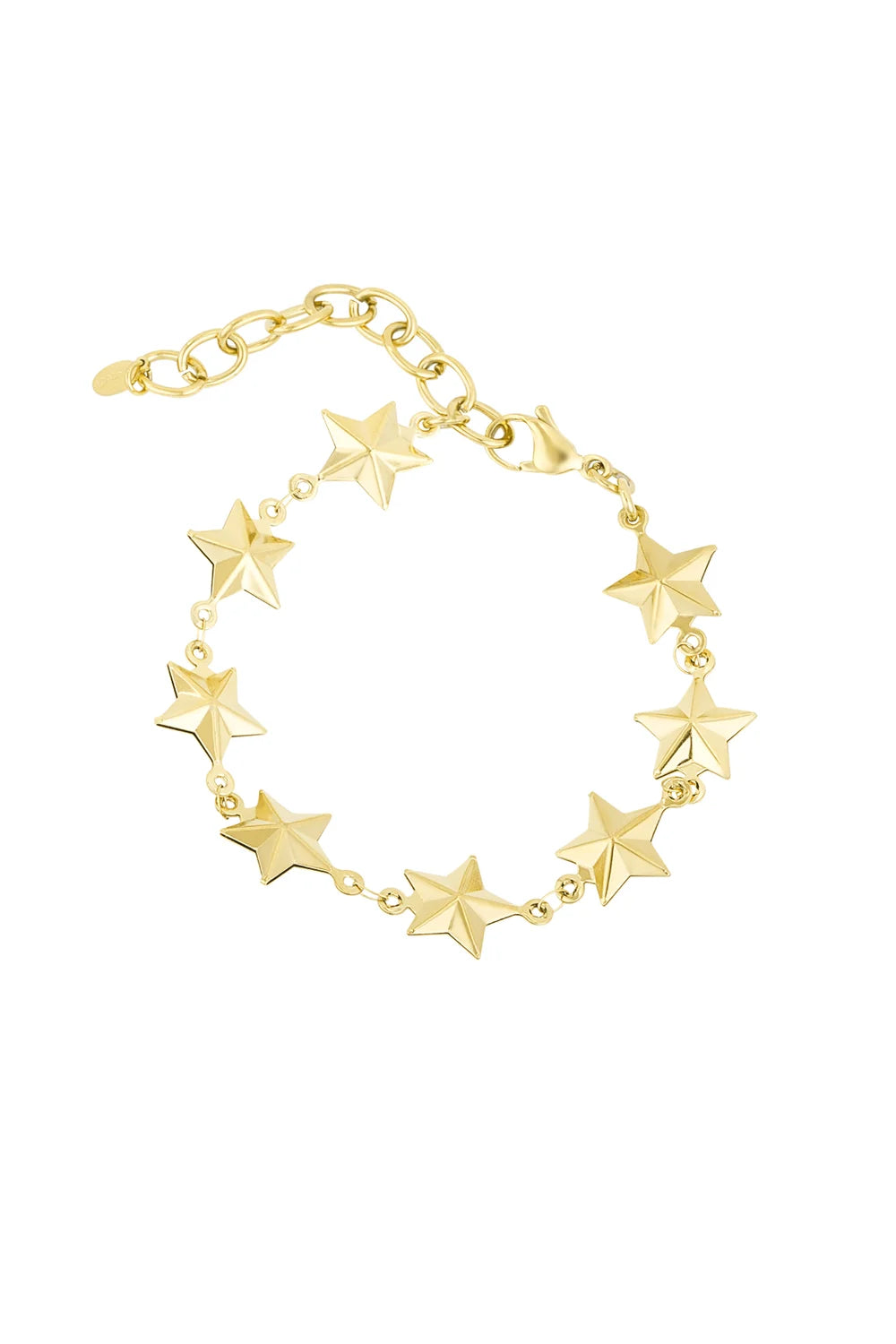 Star lover armband goud