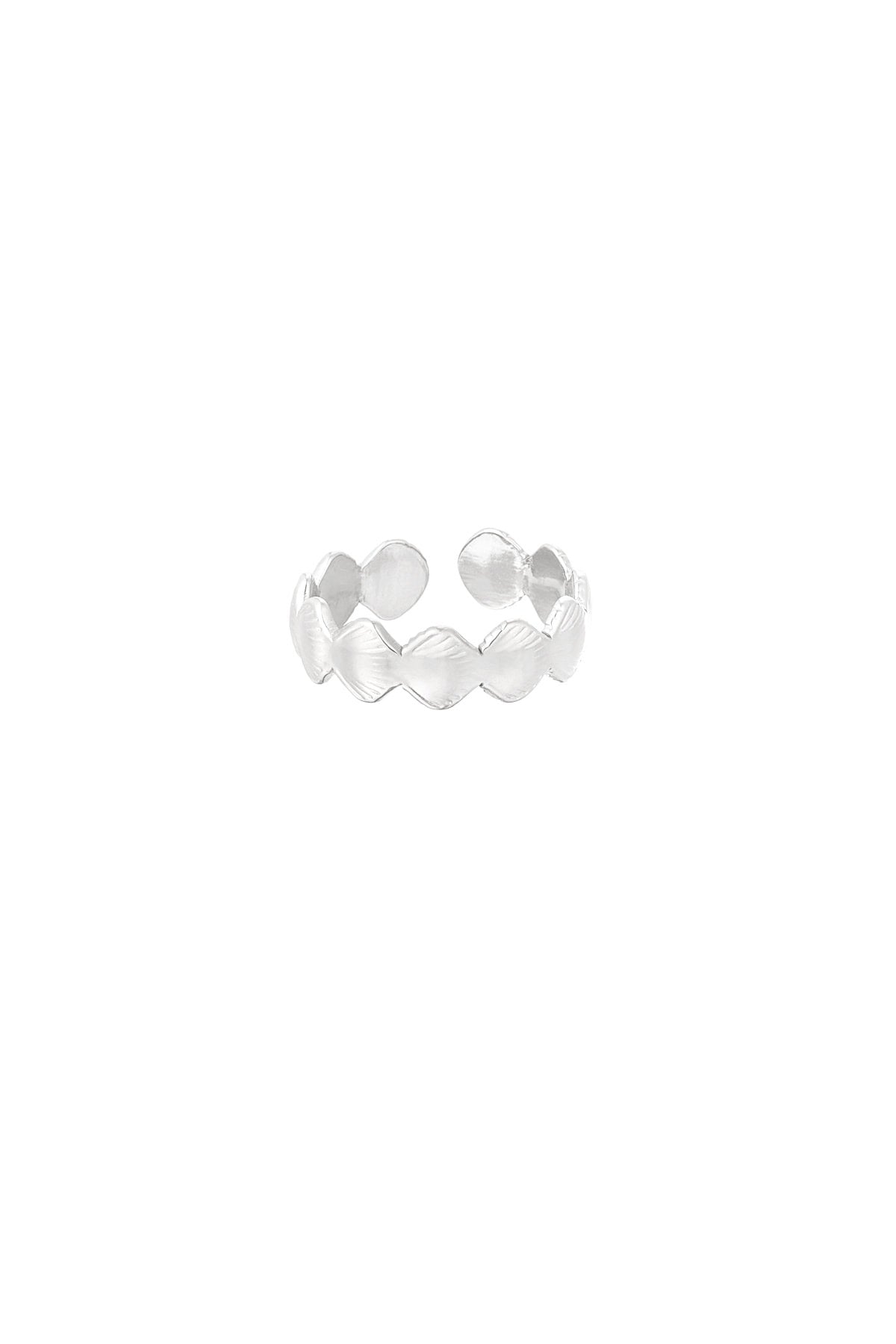 Shell soul ring zilver