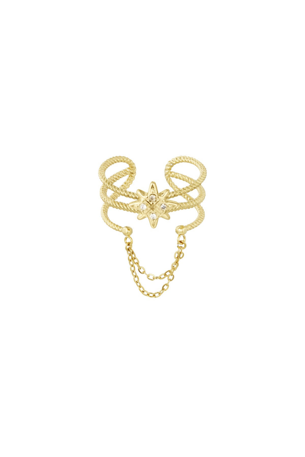 Ster ring goud