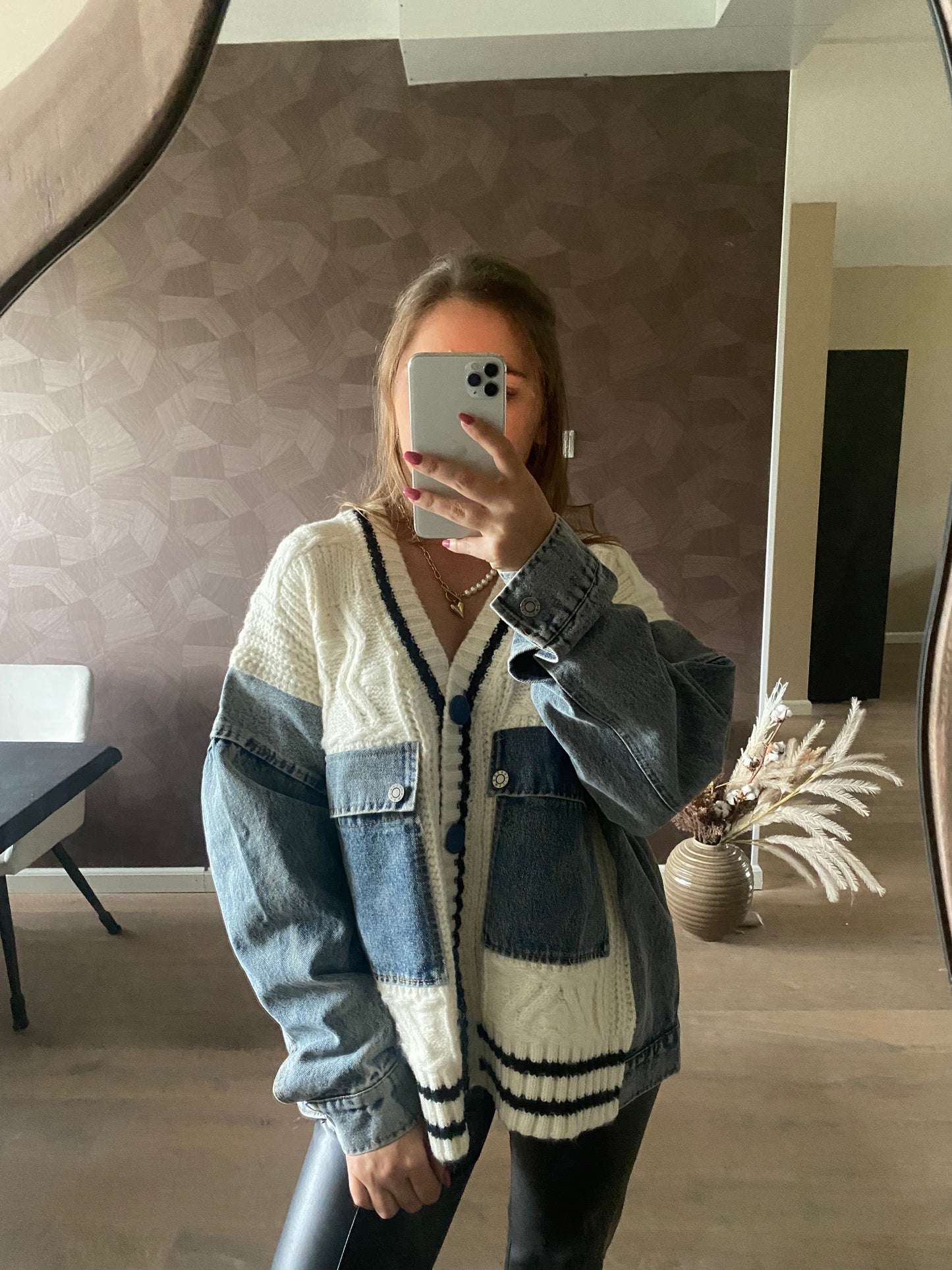 Loïs - Denim cardigan