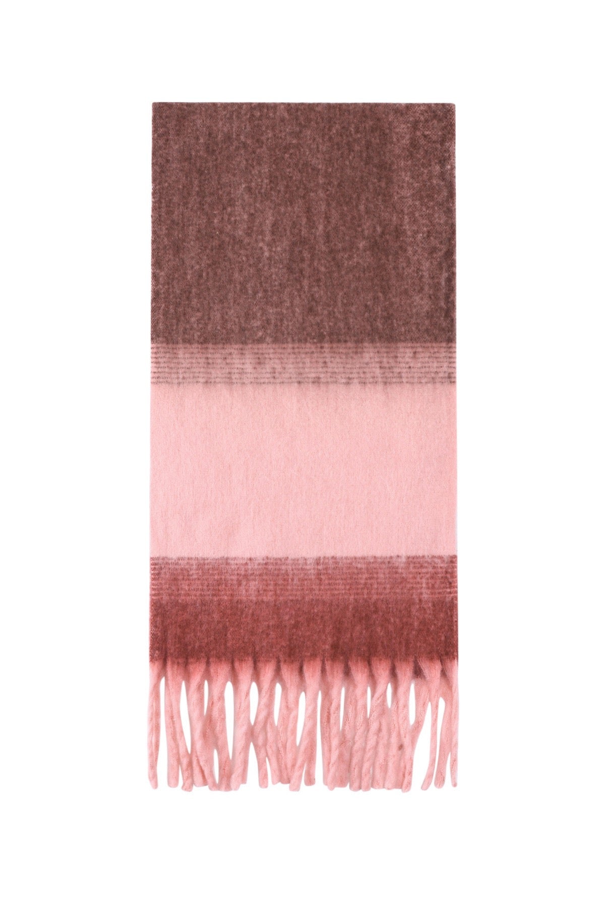 Roze rood geblokte sjaal