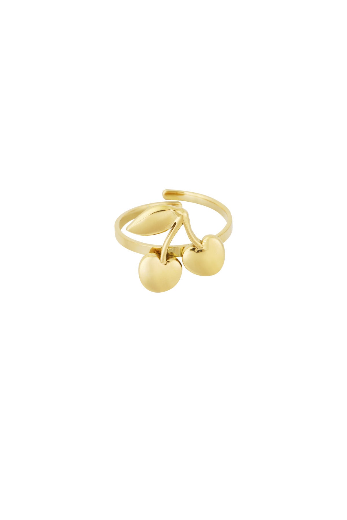 Cherry ring goud