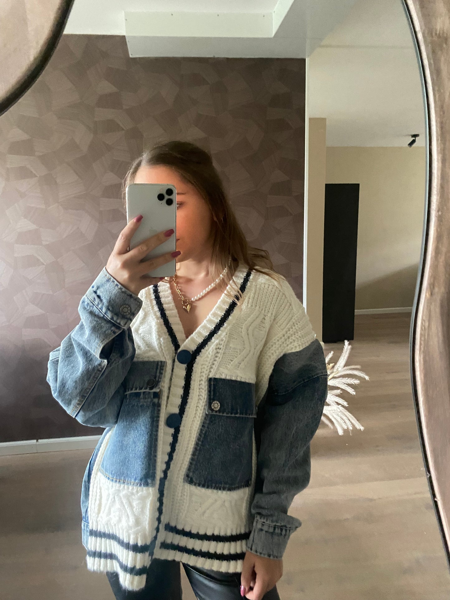 Loïs - Denim cardigan