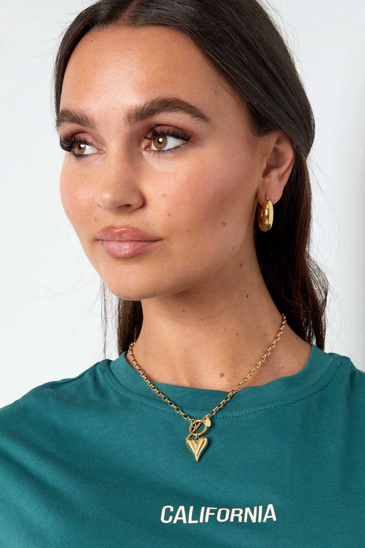 Love lies ketting goud