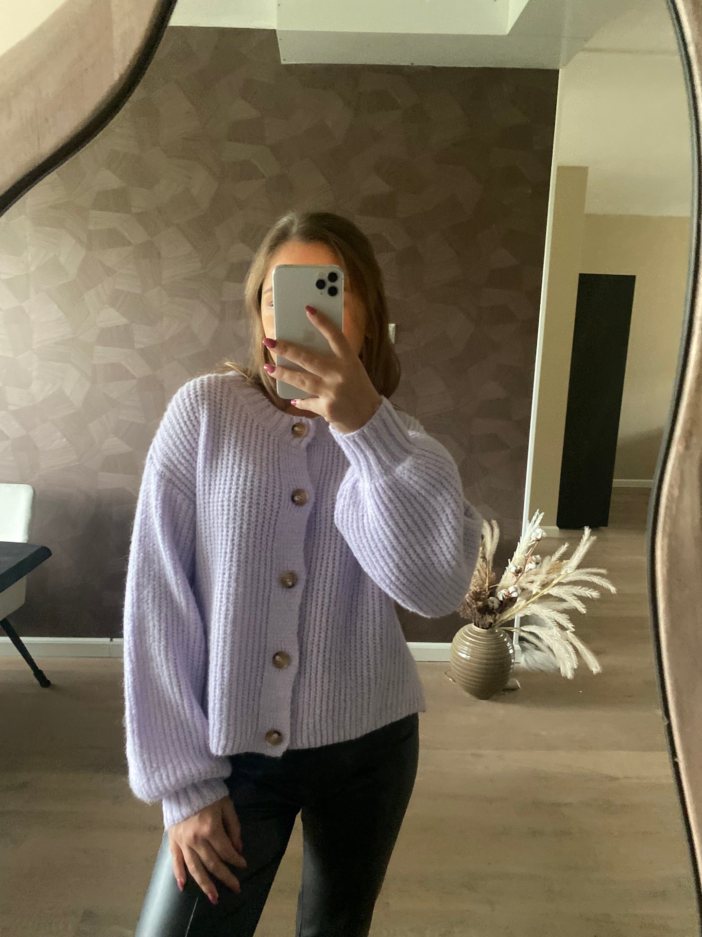 Lynn - Lila cardigan
