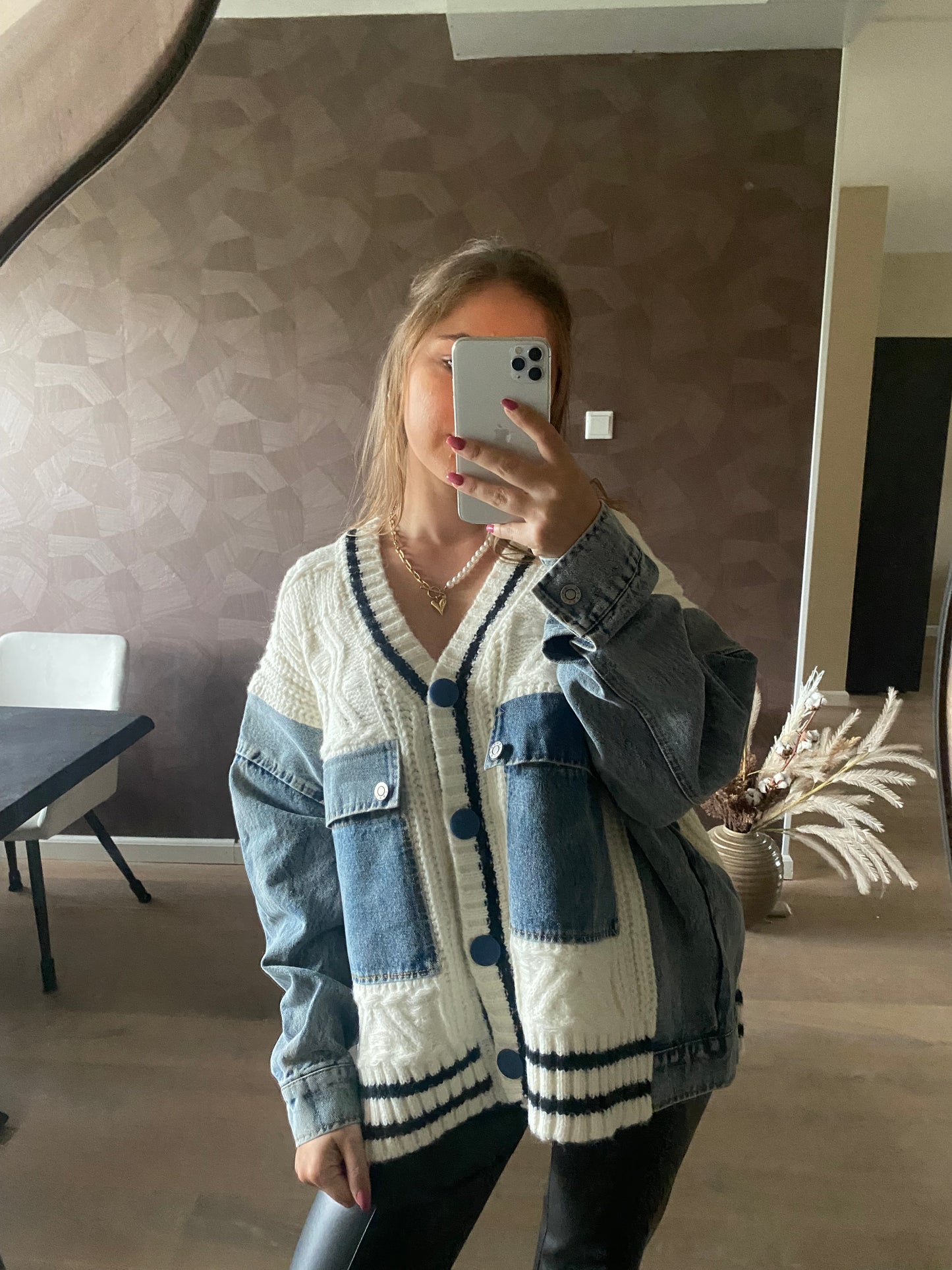 Loïs - Denim cardigan