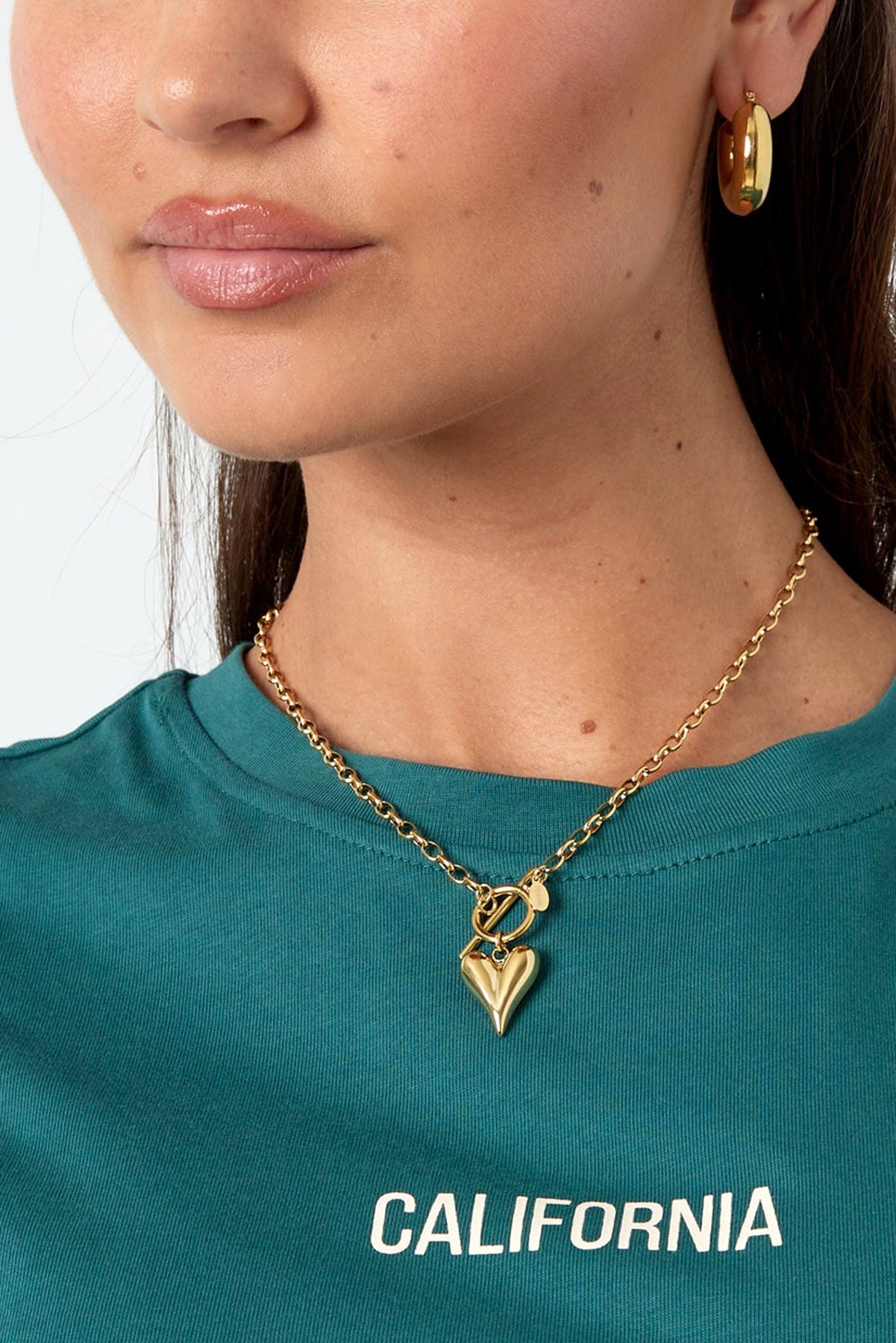 Love lies ketting goud