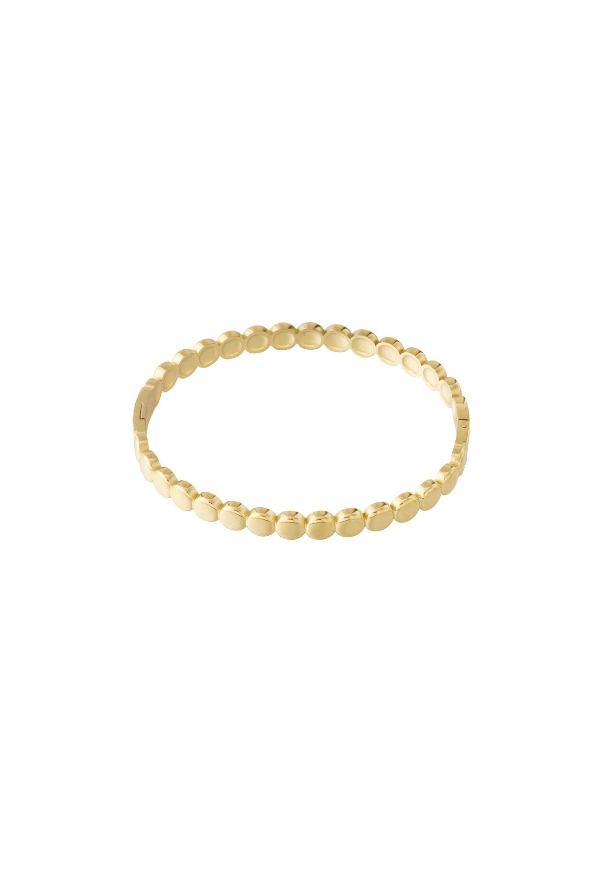 Bangle armband cirkels goud