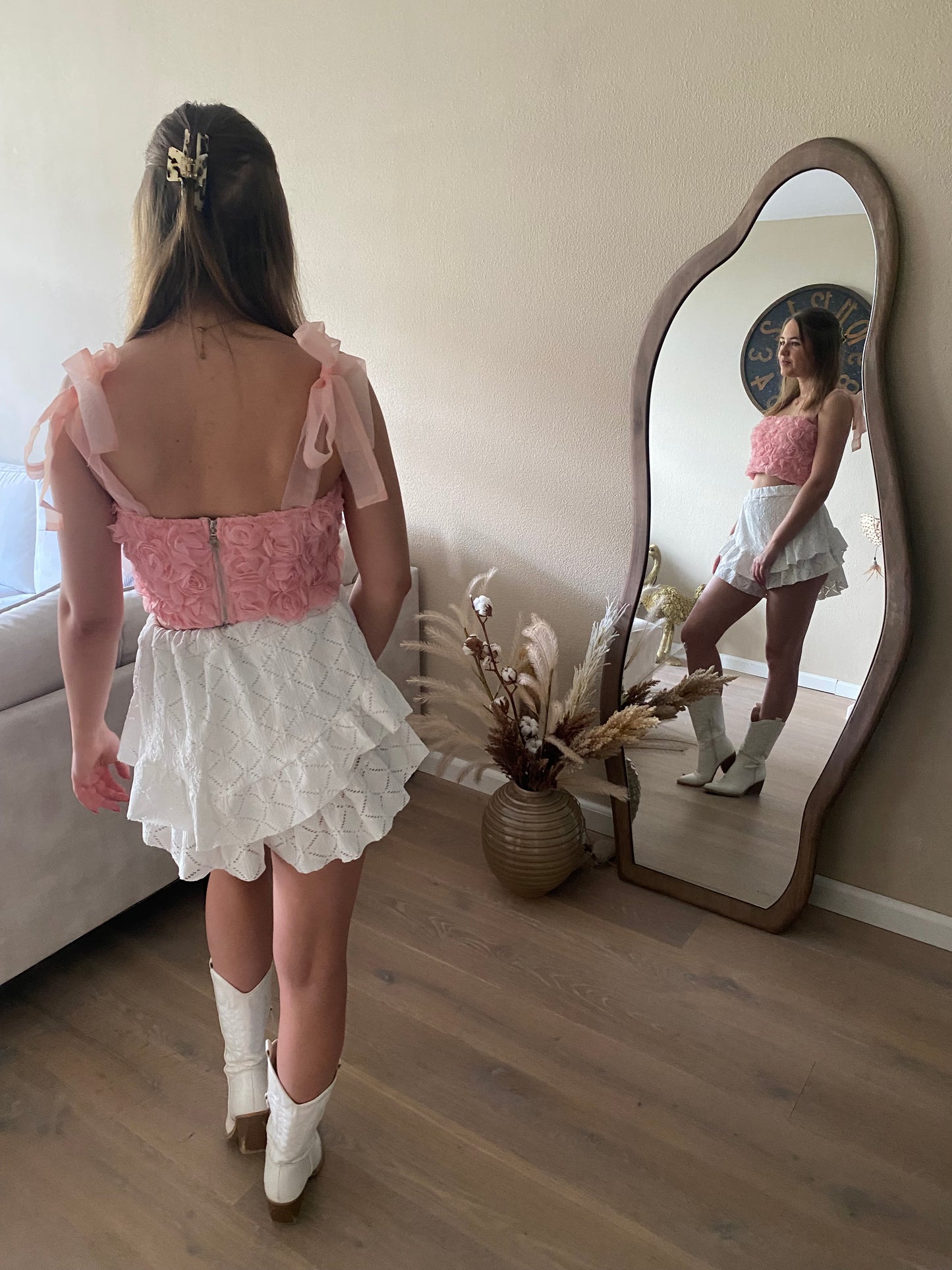 Lola - Rozen top roze