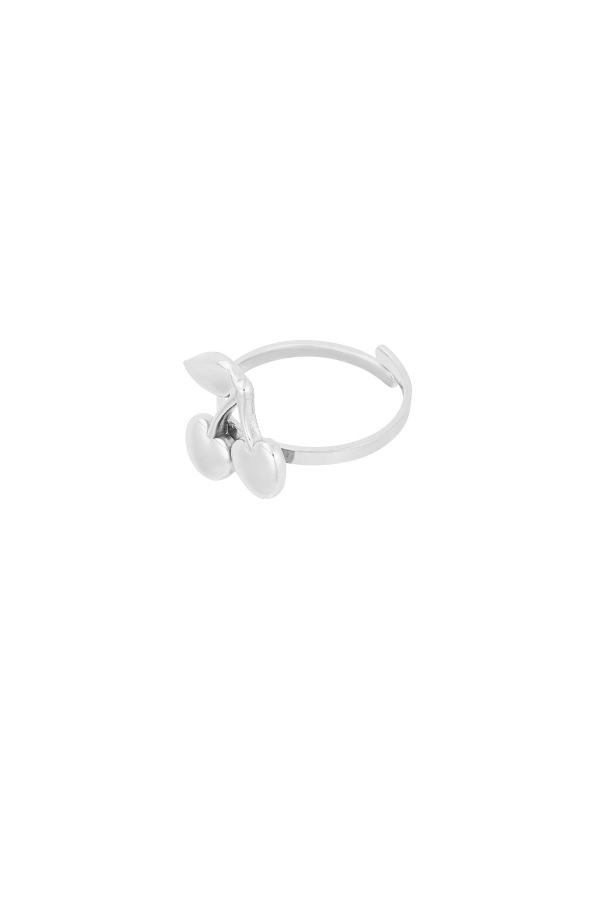 Cherry ring zilver