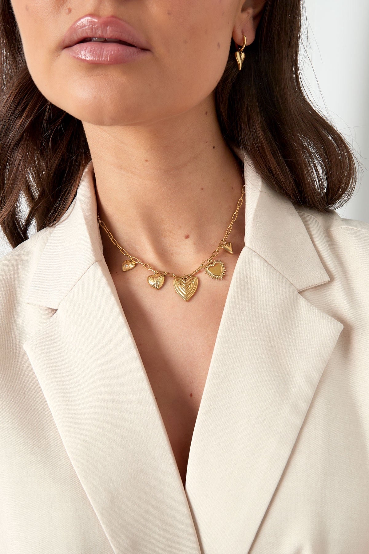 Hearts for the win bedelketting zilver