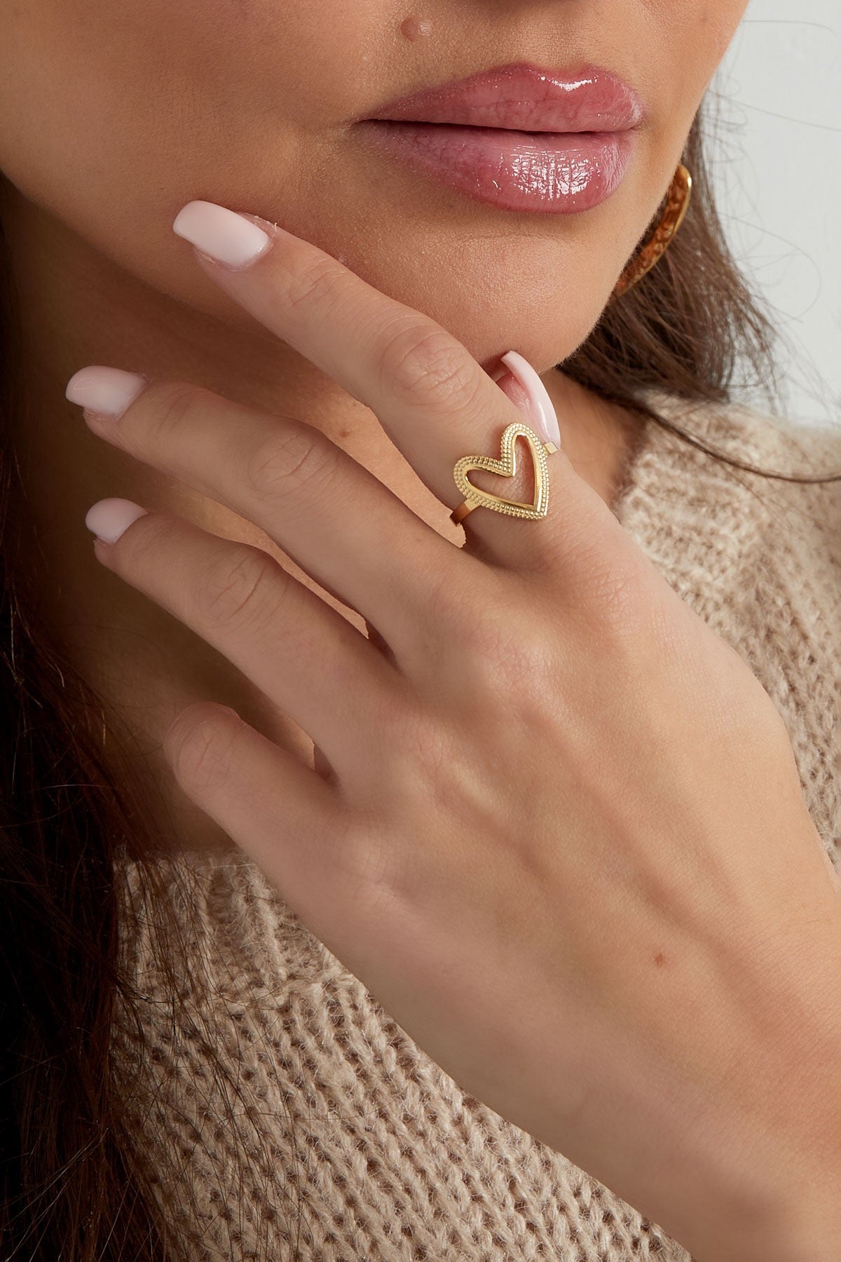 Forever love ring goud