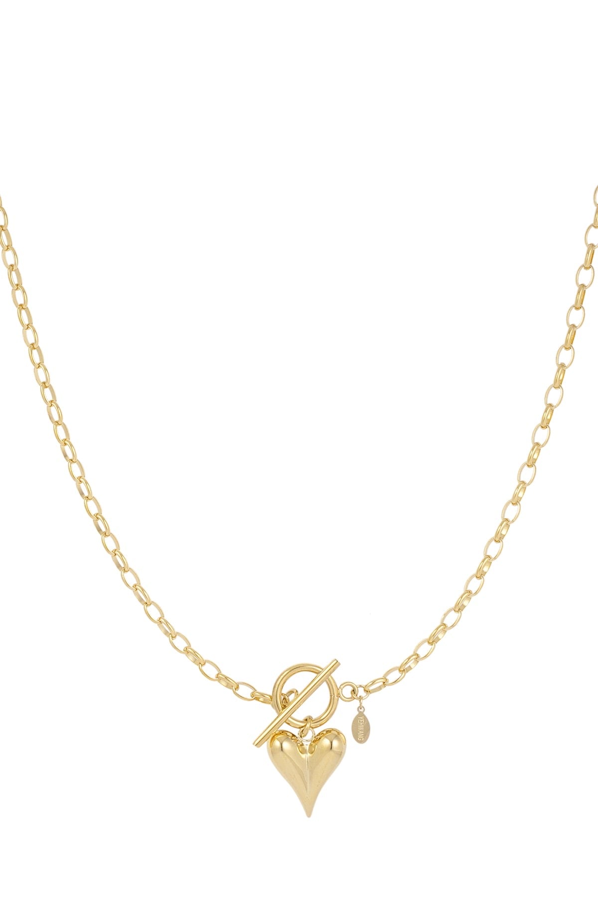 Love lies ketting goud