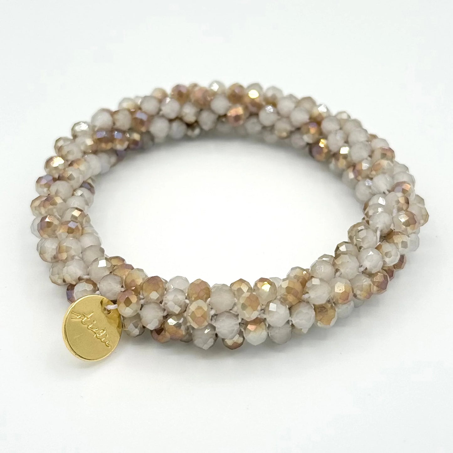 Stiekie Marble – Kralen Haarelastiek & Armband