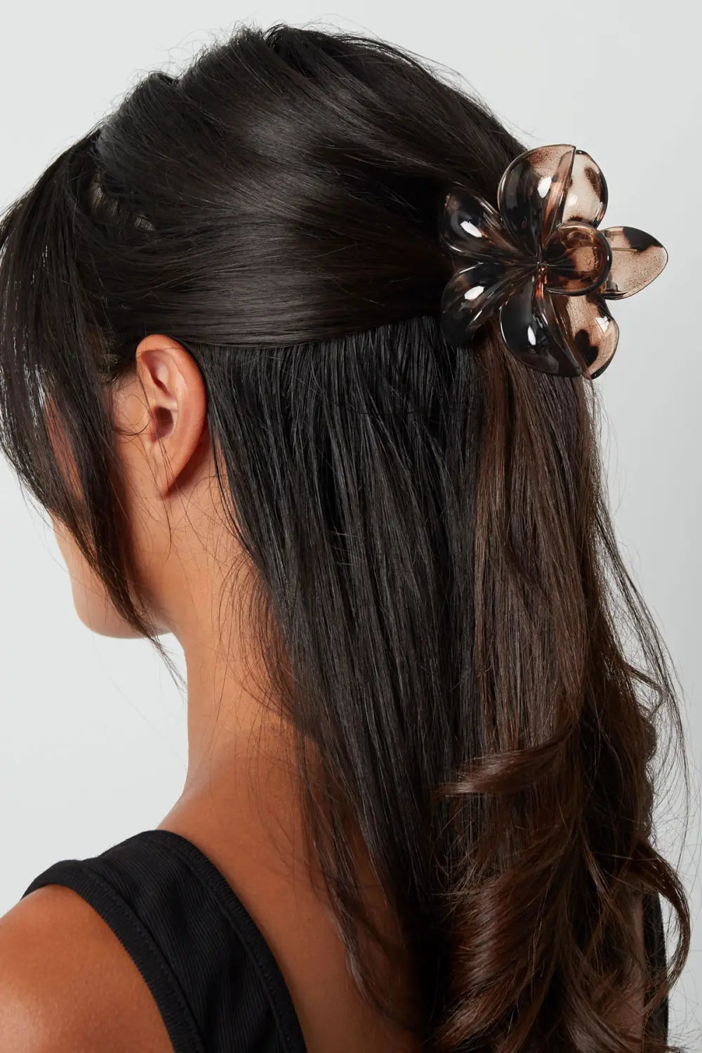 Haarklem hawaii bloem bruin