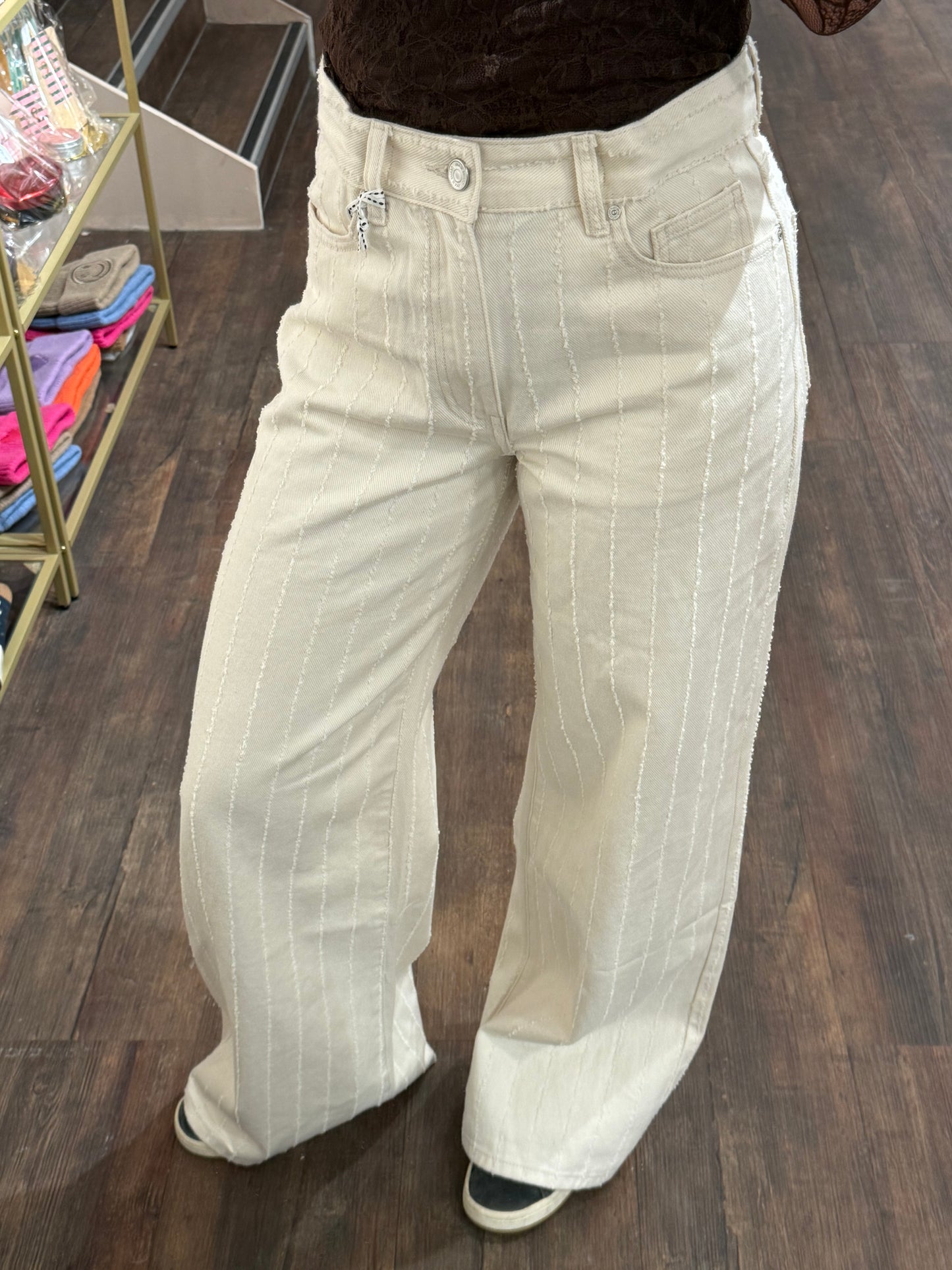 High waisted jeans van Queen Hearts.