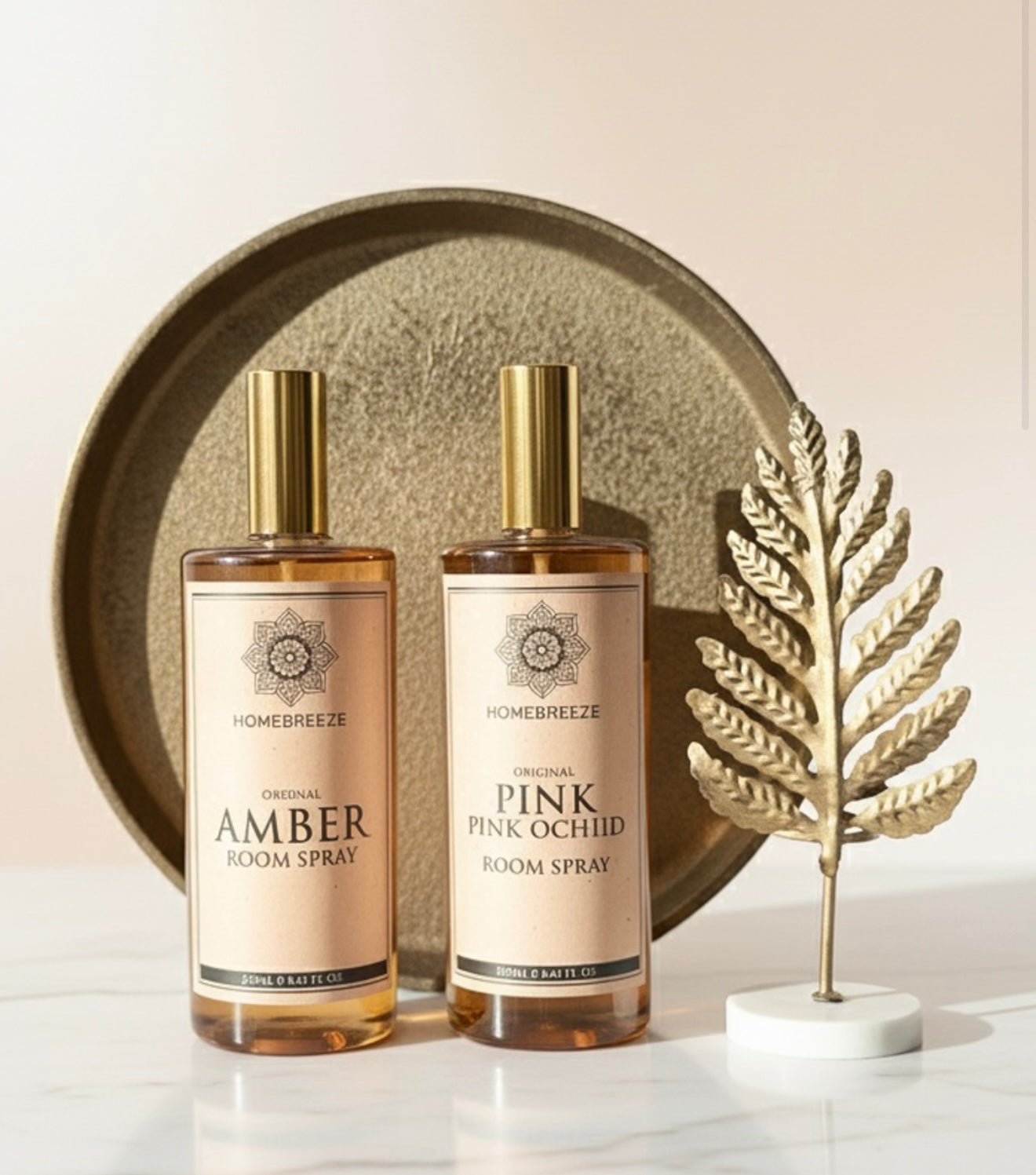 Lekkere homespray Pink Orchid en Ambergeur