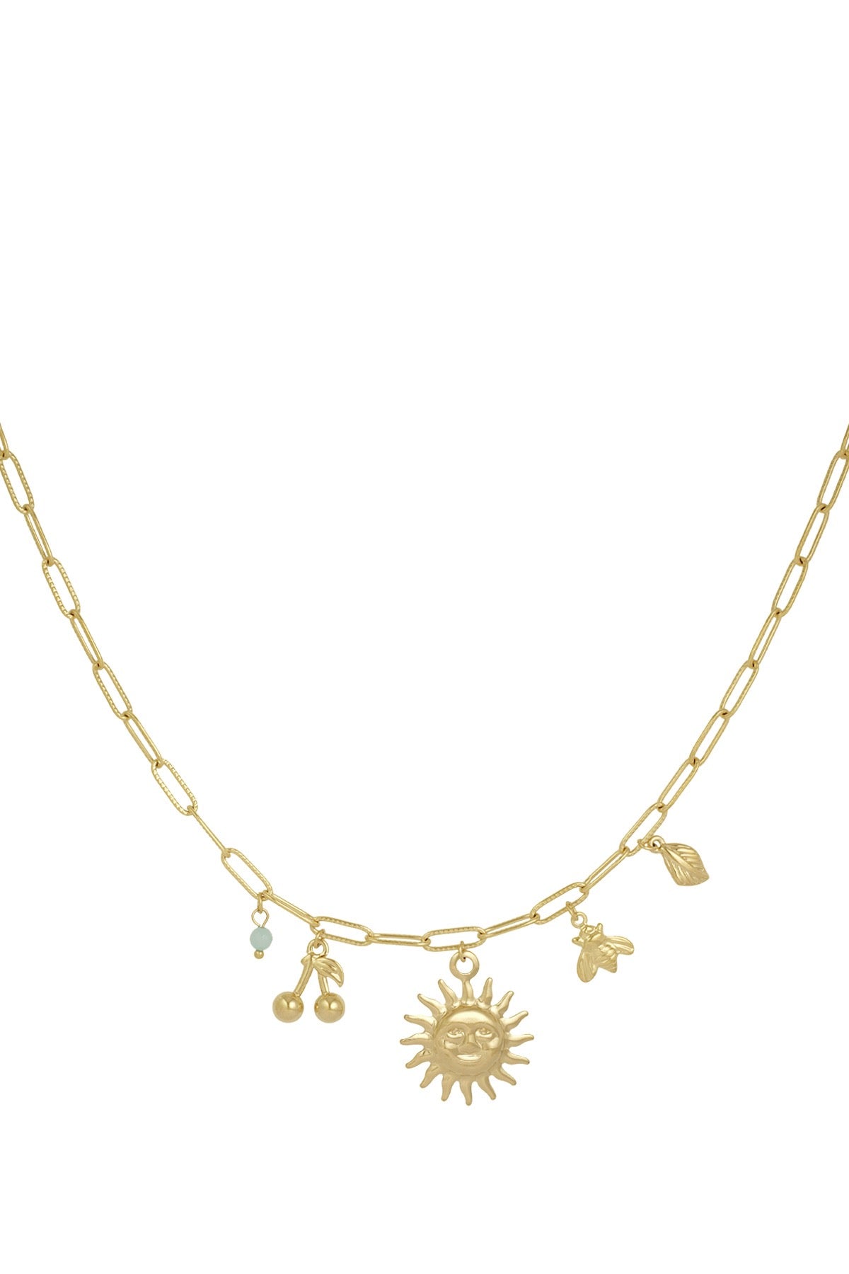 Sunny delight bedelketting goud