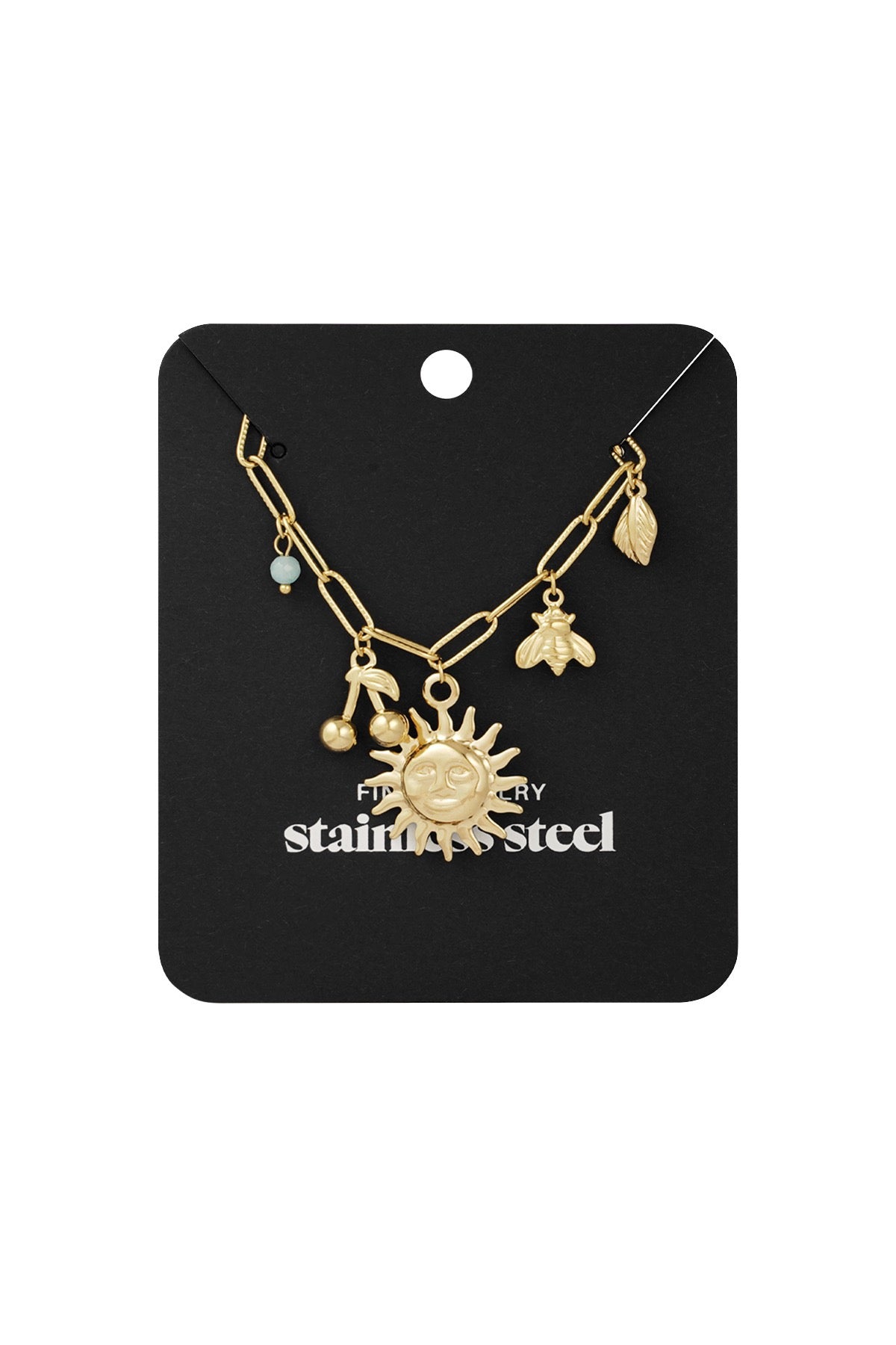 Sunny delight bedelketting goud