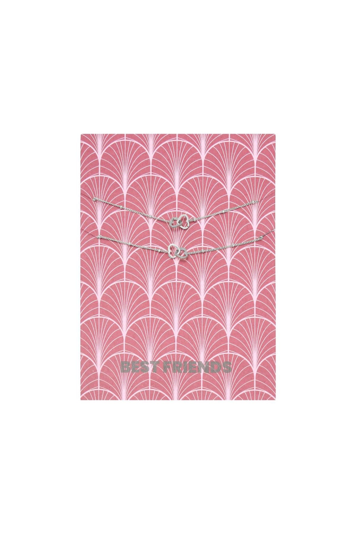 Best friends armbandjes zilver