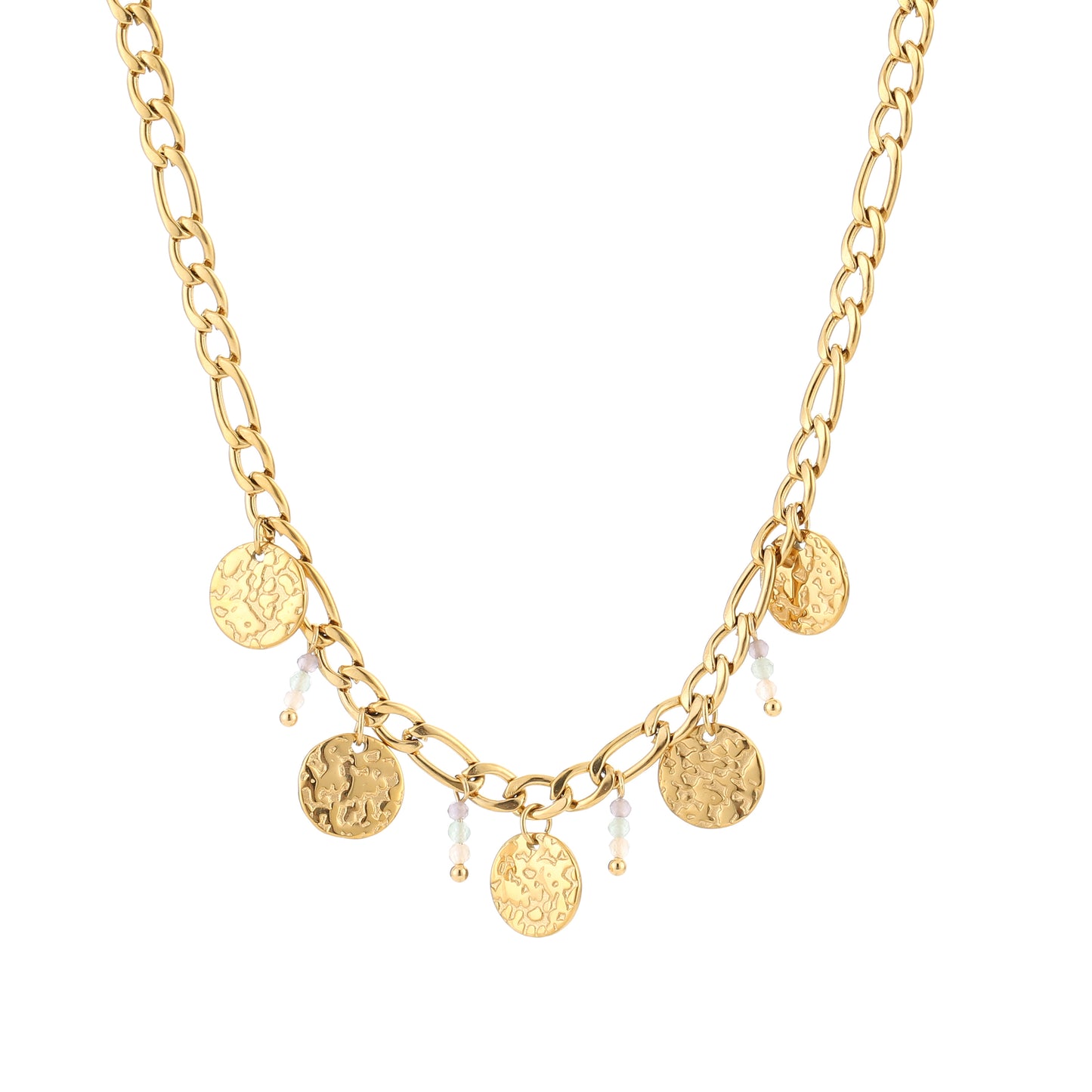 Statement coins bedel ketting goud