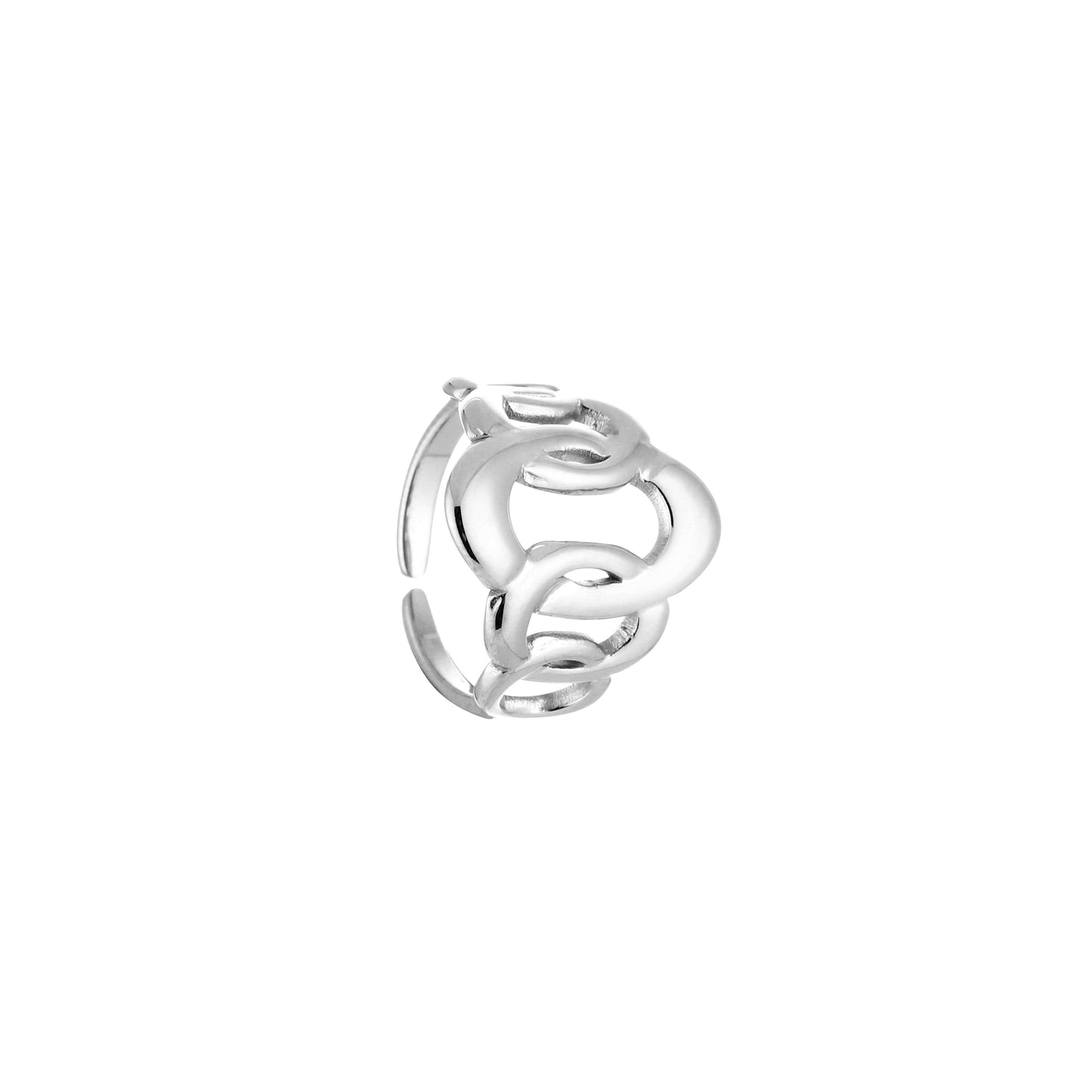 Statement ring zilver