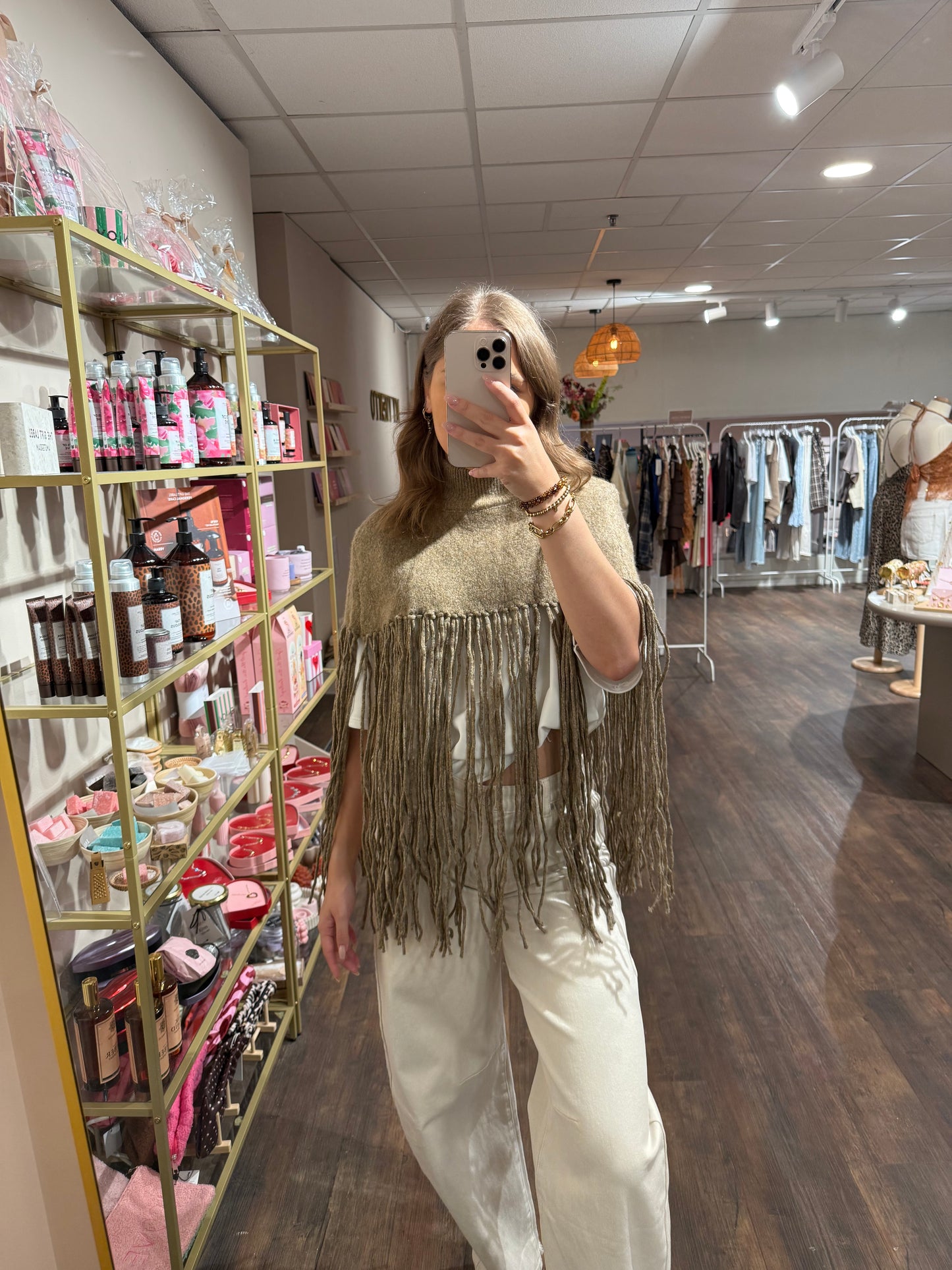 Stijlvolle poncho voor dames
