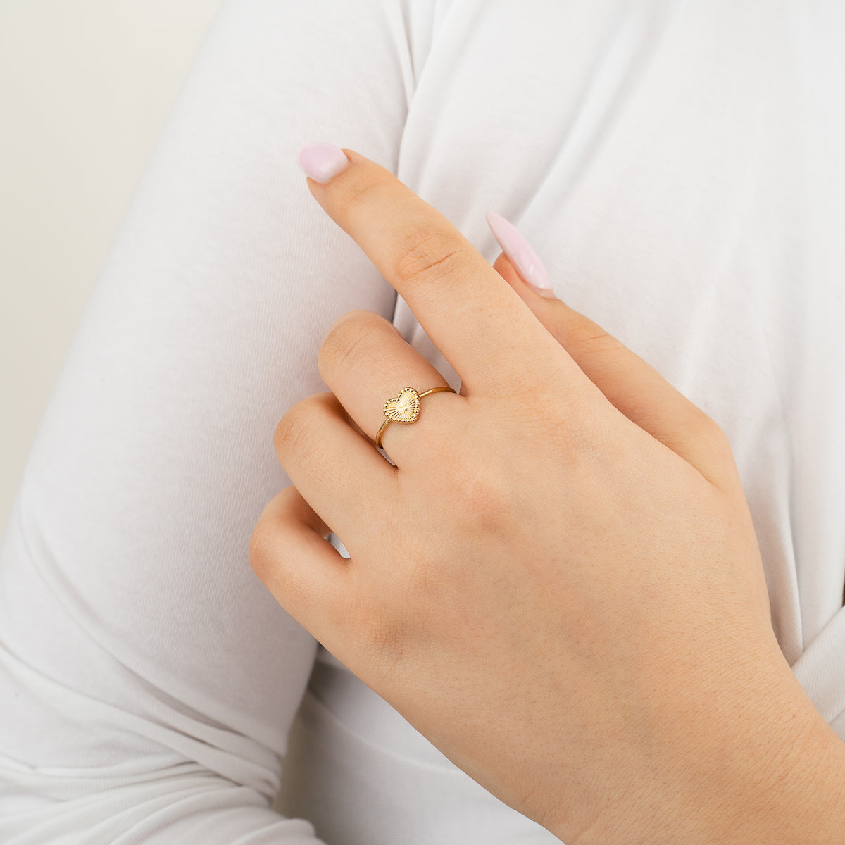 Hartje ring goud