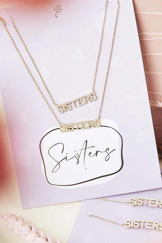 Sisters set goud koper ketting