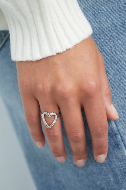Change of heart ring goud