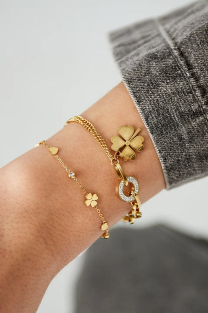 gleaming wish armband goud