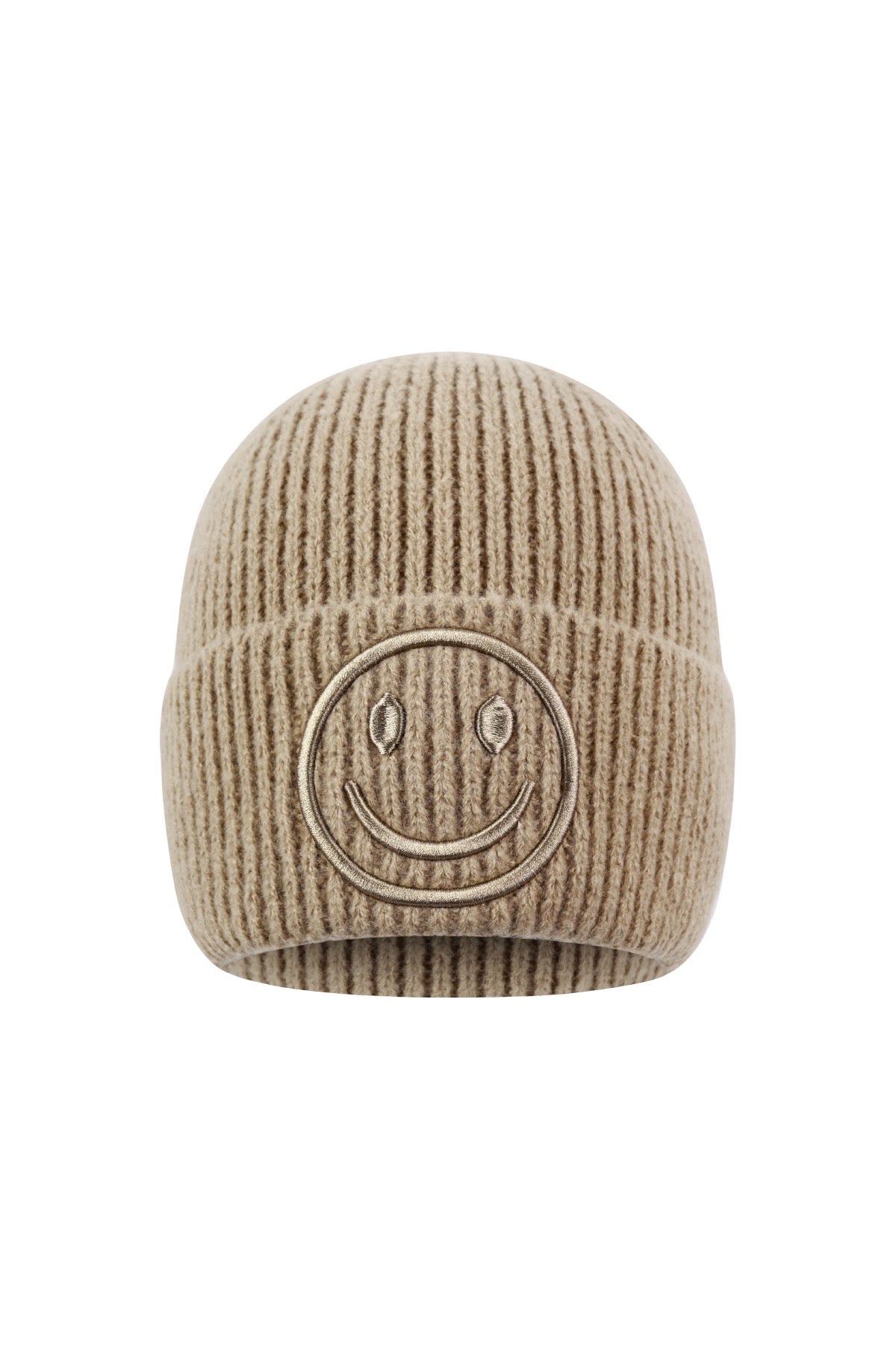 Smiley muts khaki