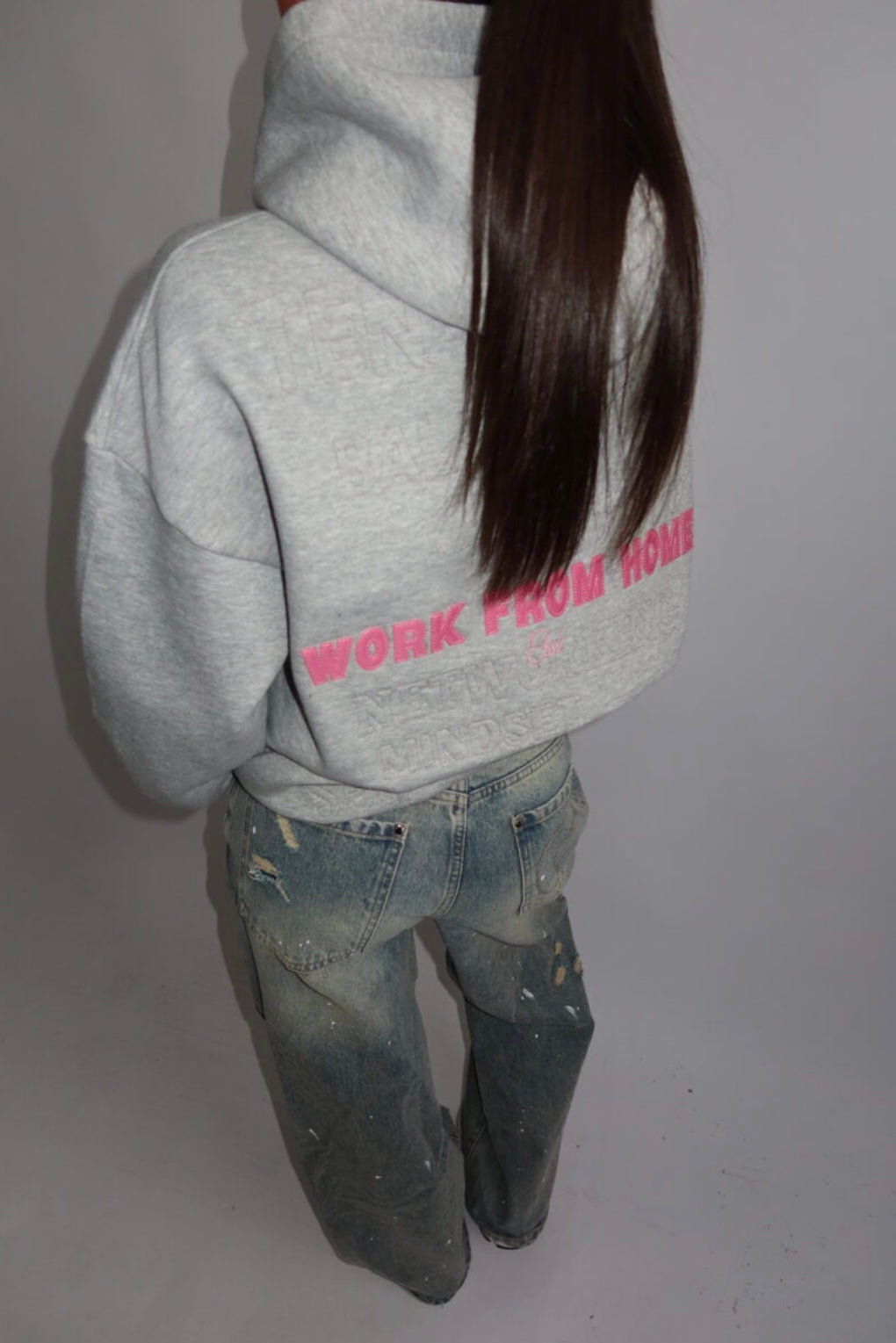 Priority - Work From Home Hoodie - Melange Gray