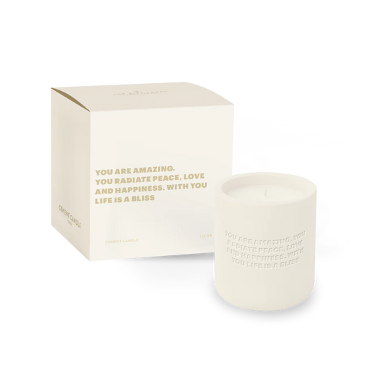The Gift Label - Cemented Candle 170gr - You Are Amazing