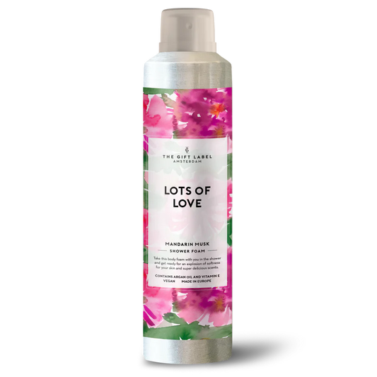 The Gift Label - Shower Foam 200ml - Lots of Love