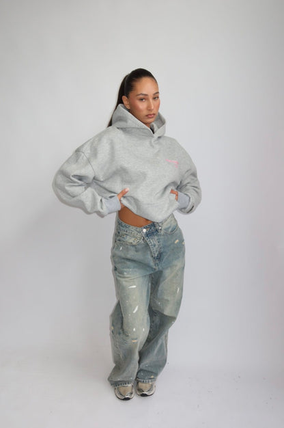 Priority - Work From Home Hoodie - Melange Gray