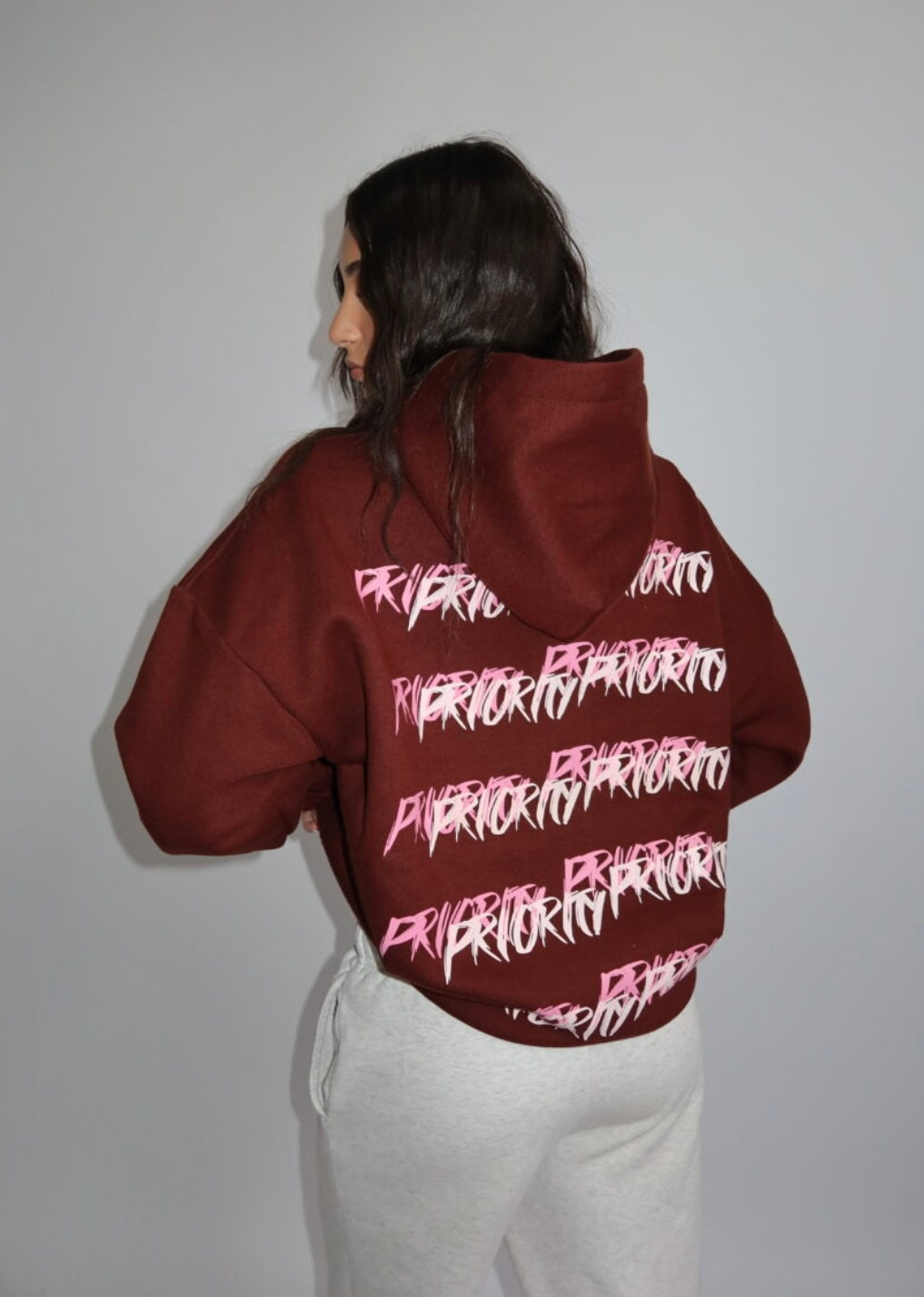 Priority Art Hoodie - Brown