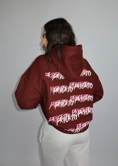 Priority Art Hoodie - Brown