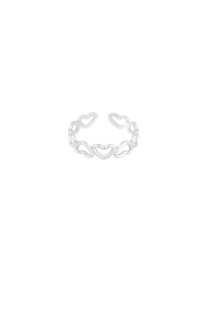 Love all over ring zilver