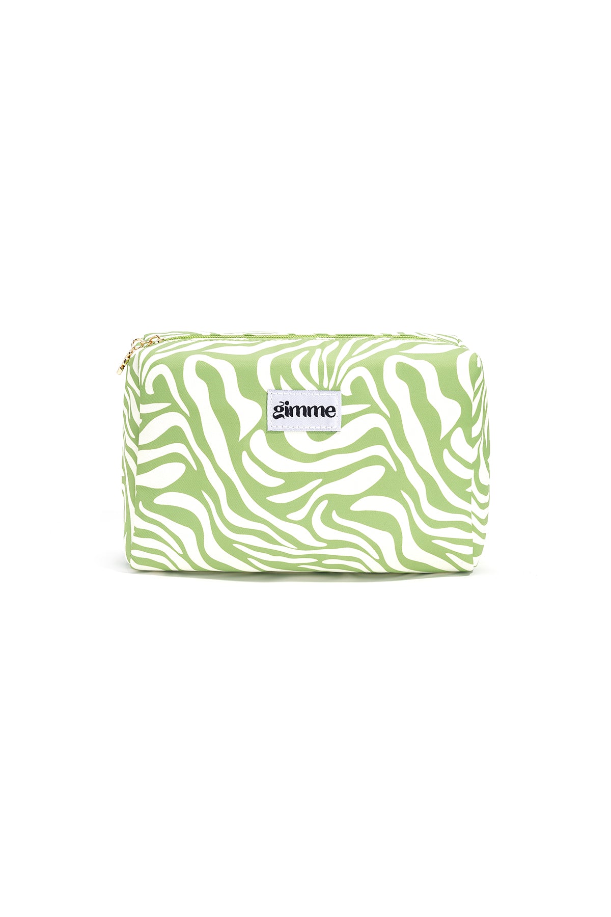Makeup tas zebra groen