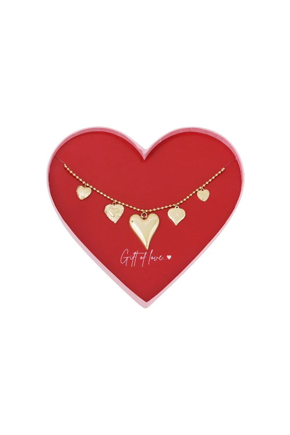 Giftbox loved ketting goud